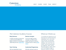 Tablet Screenshot of catenion-academy.com